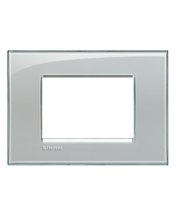 LL PLACCA 3P GRIGIO GHIACCIO - BTICINO.