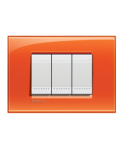 LL PLACCA 3P ARANCIO - BTICINO.