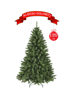 ALBERO DI NATALE "DOLOMITI" CON 224 RAMI AD AGGANCIO, 120 CM