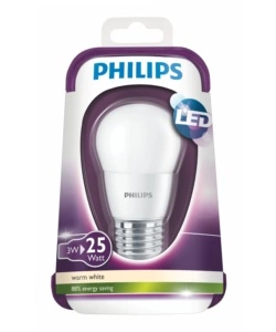 LAMPADINA LED PHILIPS 30W E27 WW 230V P45 FR ND/4