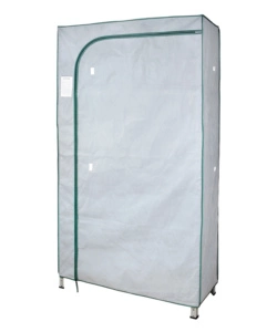 TELO DI PROTEZIONE PER SERRE O SCAFFALI DI COLORE GRIGIO - 102X40X180 CM.
