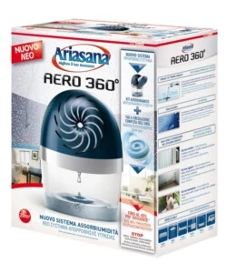 DEUMIDIFICATORE AERO 360 KIT CON RICARICA DA 450 GRAMMI - ARIASANA