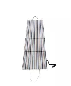 Materassino da spiaggia pieghevole EuroGarden fantasia a righe 180x60x2,5 cm