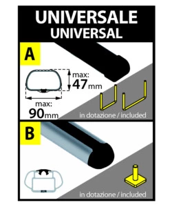 PORTA BICICLETTA "BIKE-ONE" IN ACCIAIO NERO - N50100