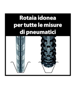 PORTA BICICLETTA "BIKE-ONE" IN ACCIAIO NERO - N50100