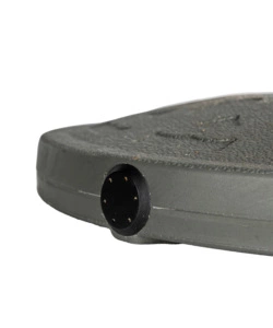 BASE PER OMBRELLONE ROTONDA EUROGARDEN IN COMPOUND GRIGIO SCURO PER PALO Ø 38 MM