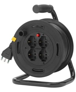 AVVOLGICAVO VIMAR 16A 4 USCITE UNIVERSALI 15 M