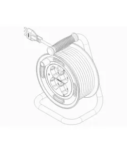 AVVOLGICAVO VIMAR 16A 4 USCITE UNIVERSALI 15 M