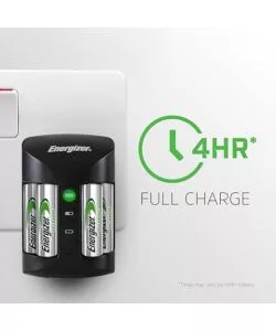 CARICABATTERIE PER BATTERIE RICARICABILI ENERGIZER "RECHARGE" AA E AAA