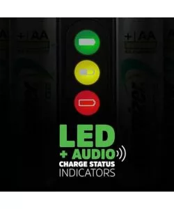 CARICABATTERIE PER BATTERIE RICARICABILI ENERGIZER "RECHARGE" AA E AAA