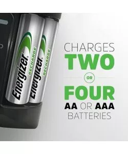 CARICABATTERIE PER BATTERIE RICARICABILI ENERGIZER "RECHARGE" AA E AAA