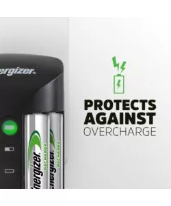 CARICABATTERIE PER BATTERIE RICARICABILI ENERGIZER "RECHARGE" AA E AAA