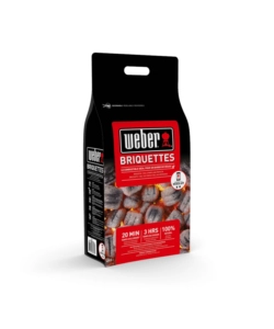 BRICCHETTI DI CARBONE WEBER PER BARBECUE 4 KG