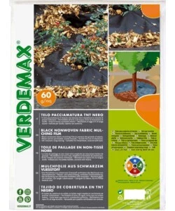 TELO PER PACCIAMATURA IN TNT COLORE NERO ROTOLO DA 1,6 X 10 M