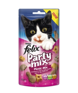 ALIMENTO PER GATTI "FELIX PARTY PICNIC MIX" AL FORMAGGIO E TACCHINO
