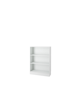 LIBRERIA LARGA CON 2 RIPIANI TINTA BIANCA - 79x26.7x108 CM
