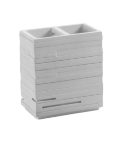 PORTA SPAZZOLINO QUADROTTO BIANCO