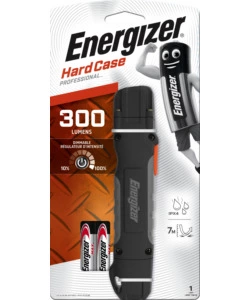 TORCIA A BATTERIA ENERGIZER "HARD CASE PROFESSIONAL" 300 LUMEN E 2 BATTERIE AA