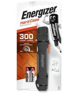 ENERGIZER Hard Case Professional Handheld 300 lumens + 2AA