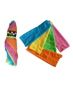 SET 5 PANNI IN MICROFIBRA "COLORFULL" COLORI ASSORTITI 40X30 CM
