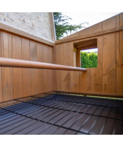 CASETTA POLLAIO PER GALLINE IN LEGNO "HEN HOUSE 30", 162X100X110 CM - FERPLAST