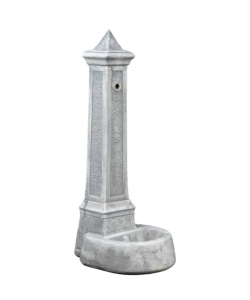 FONTANA DA GIARDINO VEDOVELLA KAM "LECCE" ANTICATO GRIGIO 36X46X100 CM