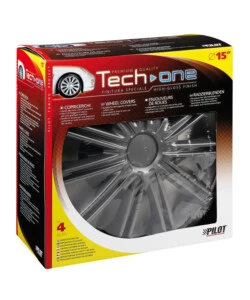 COPRICERCHI PER AUTO NERO DARK - Ø 15"  31517