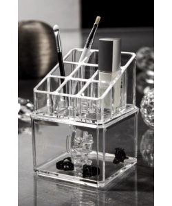VASCHETTA QUADR.CON MIN ORGANIZER 9.2X9.2X13