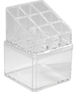 VASCHETTA QUADR.CON MIN ORGANIZER 9.2X9.2X13