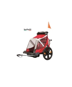 BELLELLI CARRELLO PASSEGGINO B-TRAVEL CABRIO COLORE ROSSO