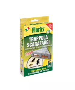 TRAPPOLA PER SCARAFAGGI FLORTIS TRIANGOLARE, 2 PEZZI