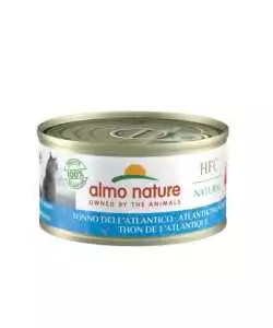 LATTINA DA 70 GR. TONNO DELL ATLANTICO,  ALIMENTO UMIDO PER GATTI.