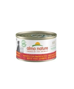 LATTINA DA 95 GR. CON MANZO E PROSCIUTTO, ALIMENTO UMIDO PER CANI.