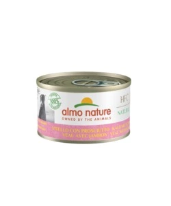 LATTINA DA 95 GR. CON VITELLO E PROSCIUTTO, ALIMENTO UMIDO PER CANI.