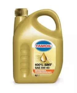 OLIO MOTORE TAMOIL 5W40 100% SINTETICO