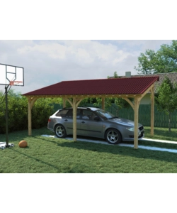 LASTRA ONDULATA BITUMINATA DA COPERTURA ONDULINE "EASYLINE" ROSSO 100X76 CM