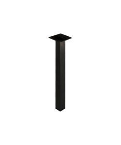 PIEDINO QUADRO "ELEMENT SYSTEM" - 25X25 - H.300 MM. - NERO