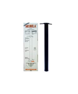 KIT GAMBE TAVOLO 4 PZ. Ø 60 - H.710 MM. NERO