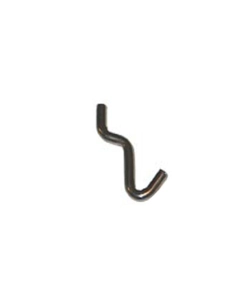GANCI IN METALLO PER PANNELLO FORATO - NUMERO 1 - 12 PZ.