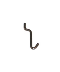 GANCI IN METALLO PER PANNELLO FORATO - NUMERO 2 - 12 PZ.