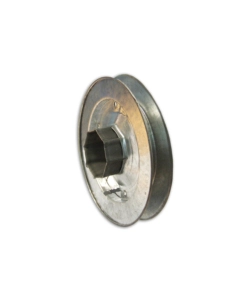 PULEGGIA OTTAGONALE PER RULLO FERRO Ø 200 MM.