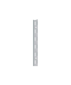 CREMAGLIERA DOPPIA - 200 CM - ALLUMINIO GRIGIO METALLIZZATO