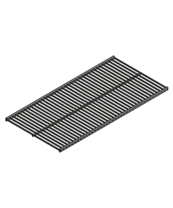 RIPIANO IN FILO - 80 X 30 CM. - ALLUMINIO BIANCO