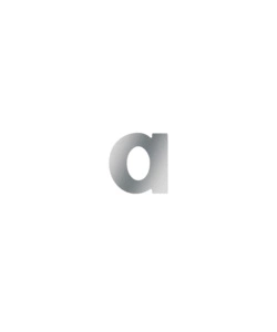 LETTERA CIVICA "A" IN ACCIAIO INOX