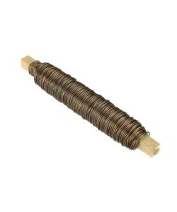 FILO FERRO LACCATO SU ROCCHETTO 0,9 X 25 - BIANCO - 25 MT.