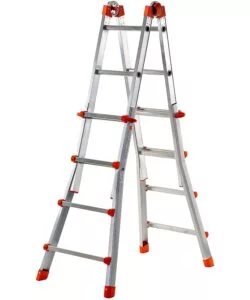SCALA ALLUNGABILE TELESCOPICA IN ALLUMINIO 4+4