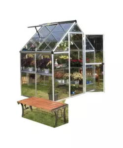 SERRA PER GIARDINO VERDEMAX "DORITIS MINI" IN POLICARBONATO 185X122X209 CM