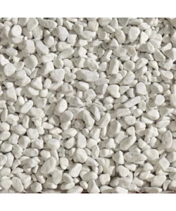 GRANULATO DA ESTERNO BIANCO CARRARA 8/16MM, 20KG.