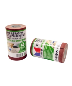ROTOLO CARTA ABRASIVA VELCRATA POLIVALENTE GRANA 60