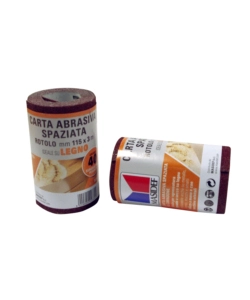 ROTOLO CARTA ABRASIVA PER LEGNO GRANA 40